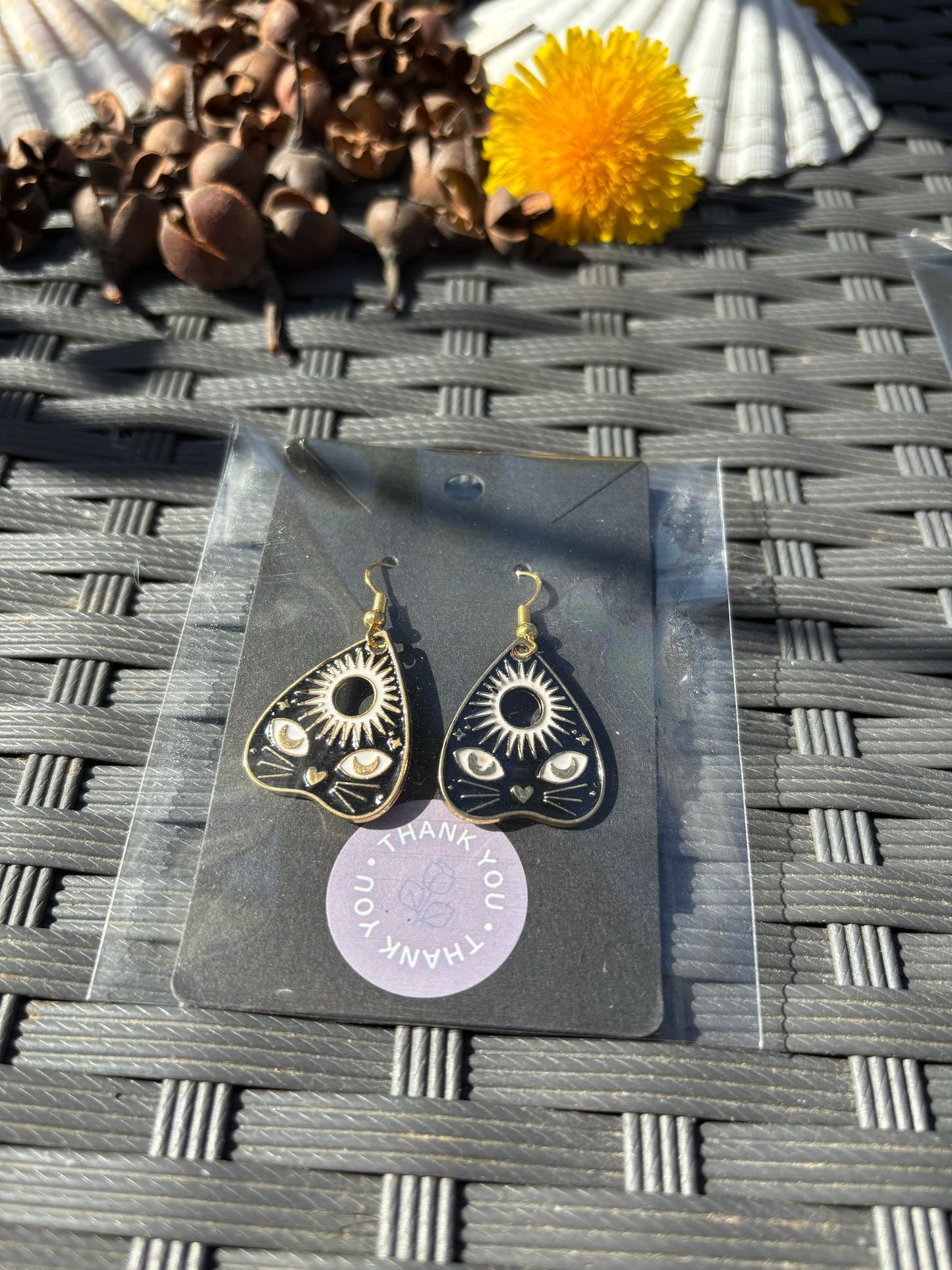 🐱 Ouija Cat Earrings