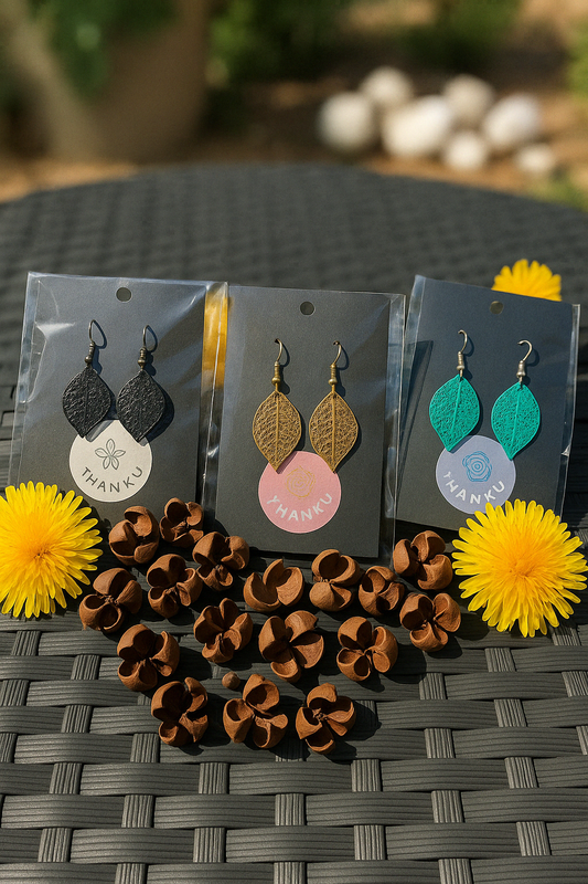 🍃 Boucles d’Oreilles - Feuille