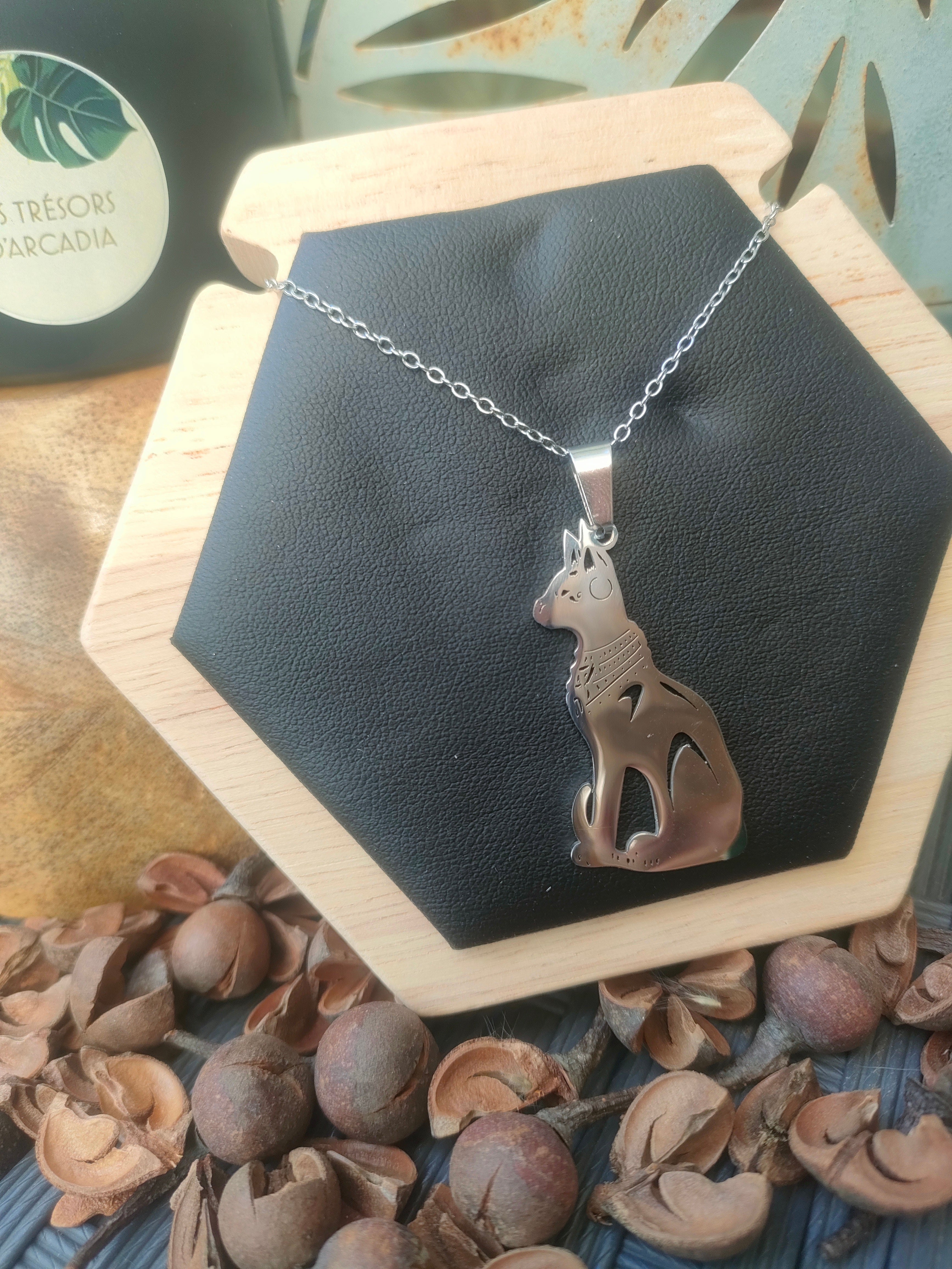 Pendentif Chat Egyptien Les Trésors d'Arcadia