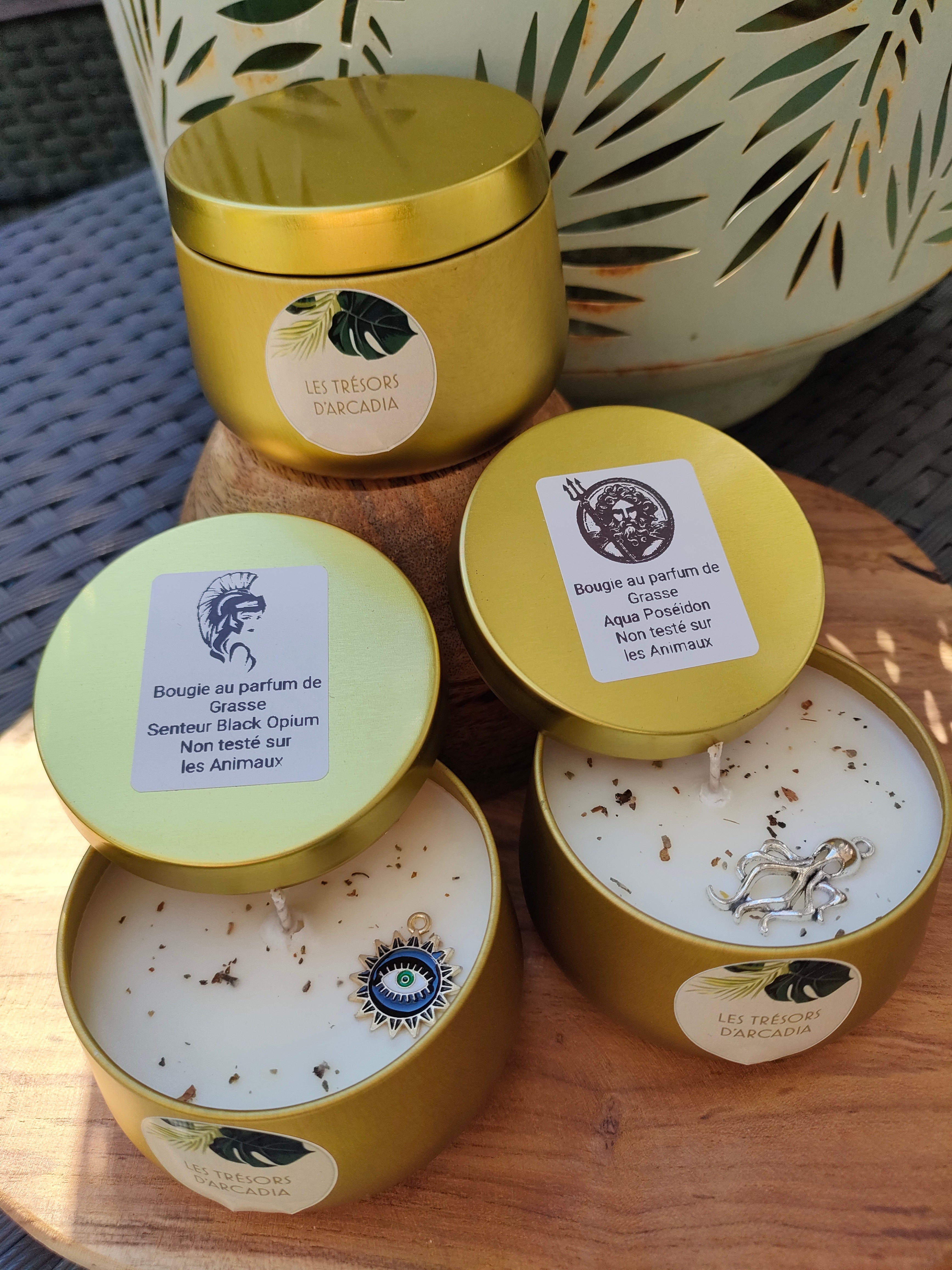 Bougies Gold Les Trésors d'Arcadia